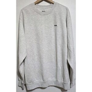 NEW KATIN Men's Crewneck Fleece Sweatshirt Gray XL Pullover Long Sleeve Lounge
